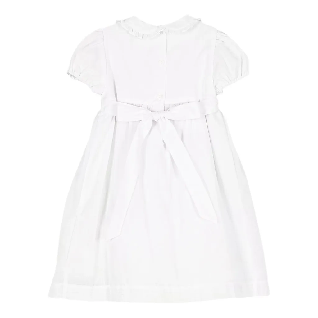 Siola Puff-Sleeved Embroidered Dress