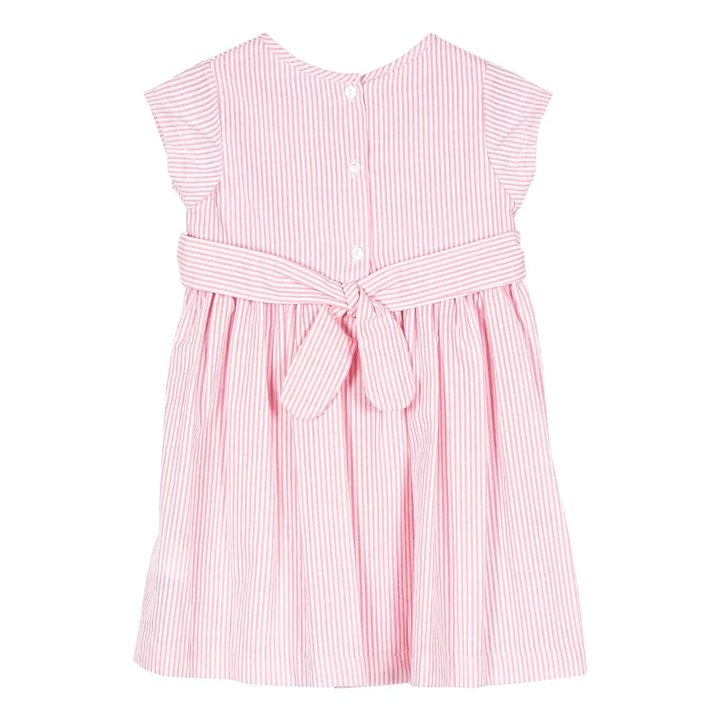 Siola Striped Crewneck Dress