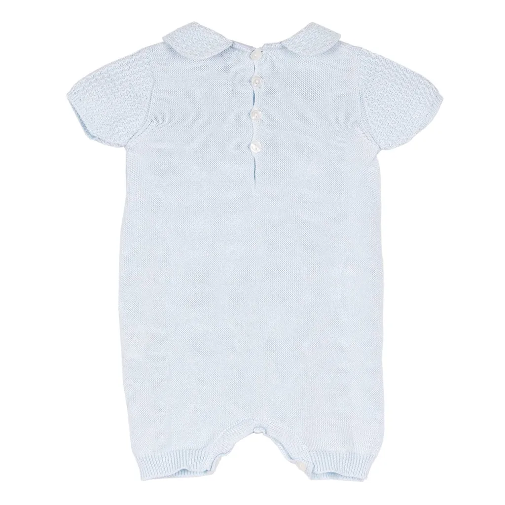 Siola Short-Sleeved Knitted Romper
