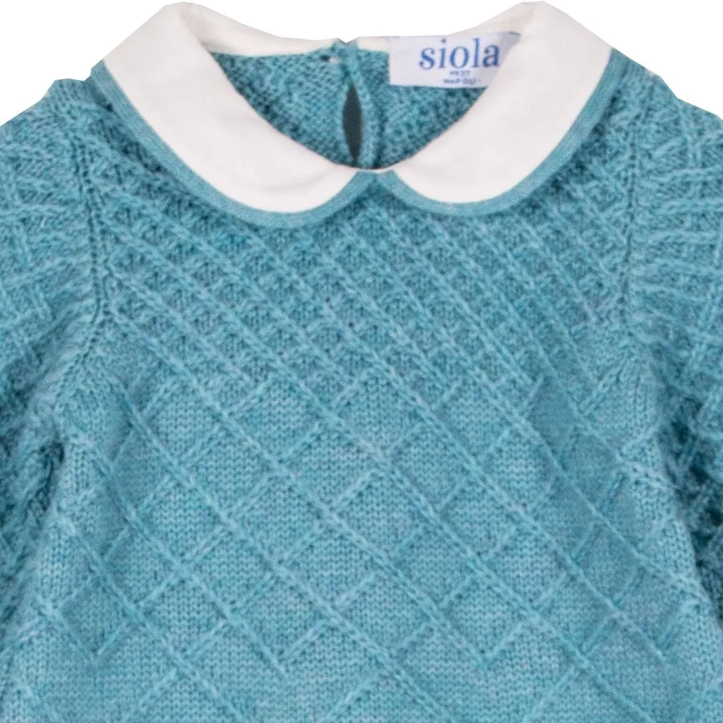 Siola Long-Sleeved Knitted Onesie