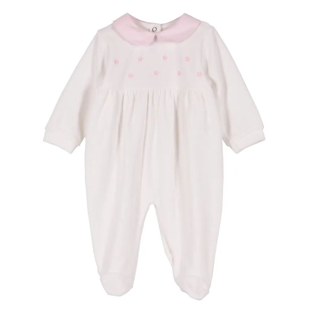 Siola Long-Sleeved Embroidered Onesie