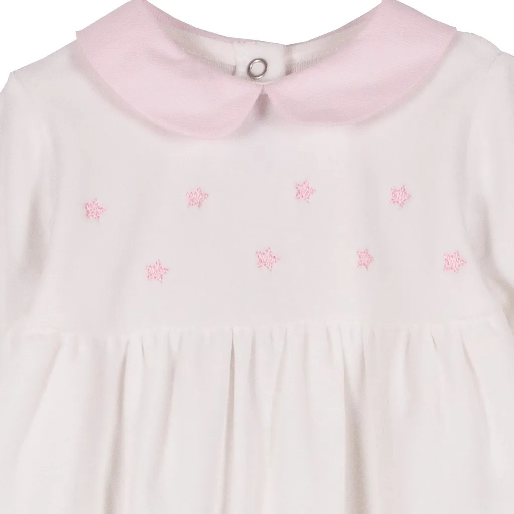 Siola Long-Sleeved Embroidered Onesie
