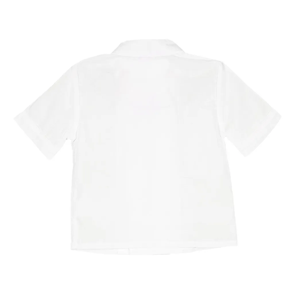 Siola Short-Sleeved Double-Breasted Shirt