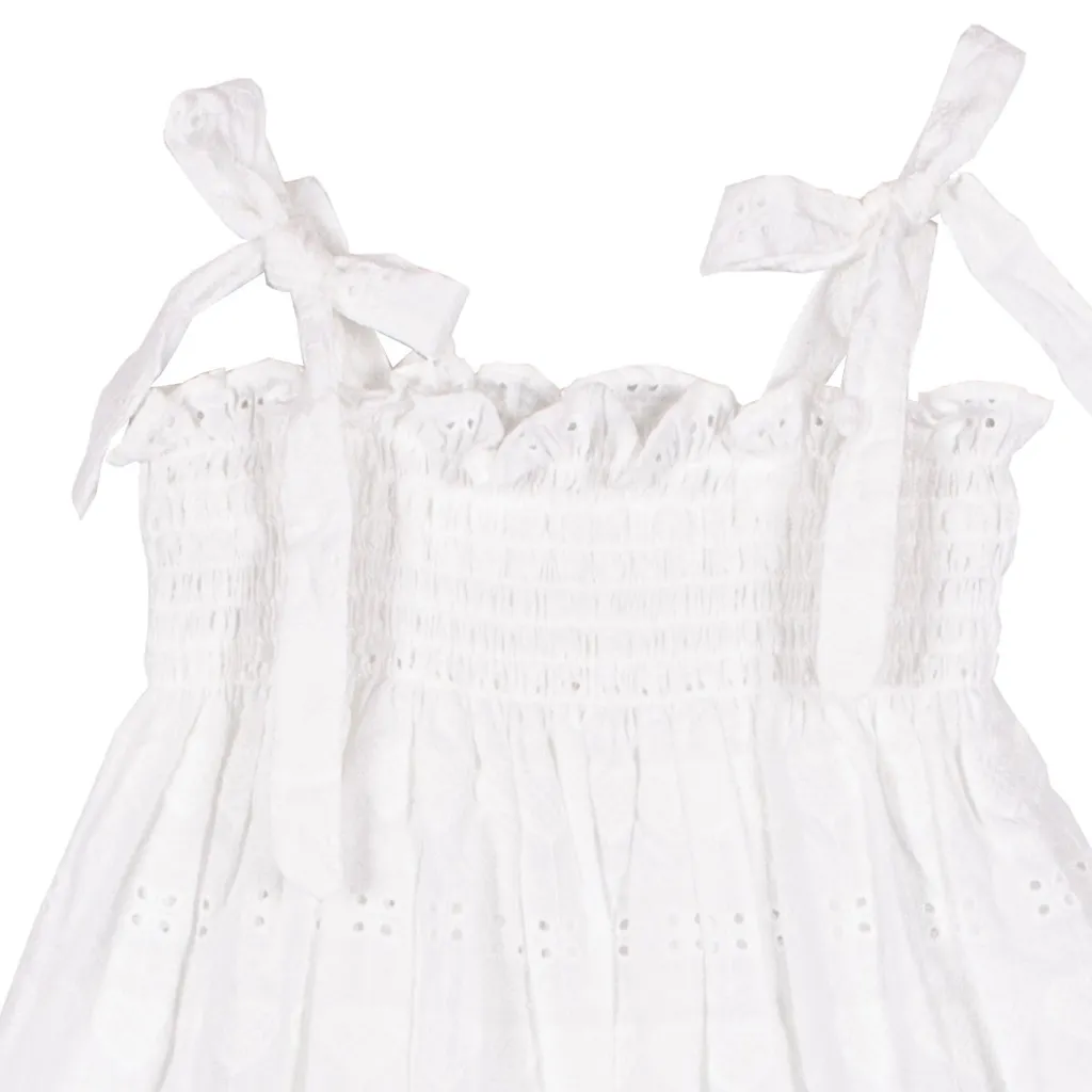 Siola Bow-Detailed Sleeveless Dress