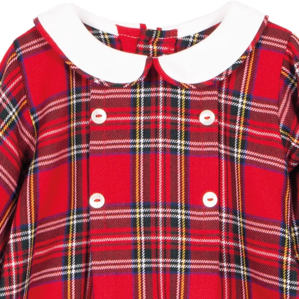Siola Checked Long-Sleeved Romper