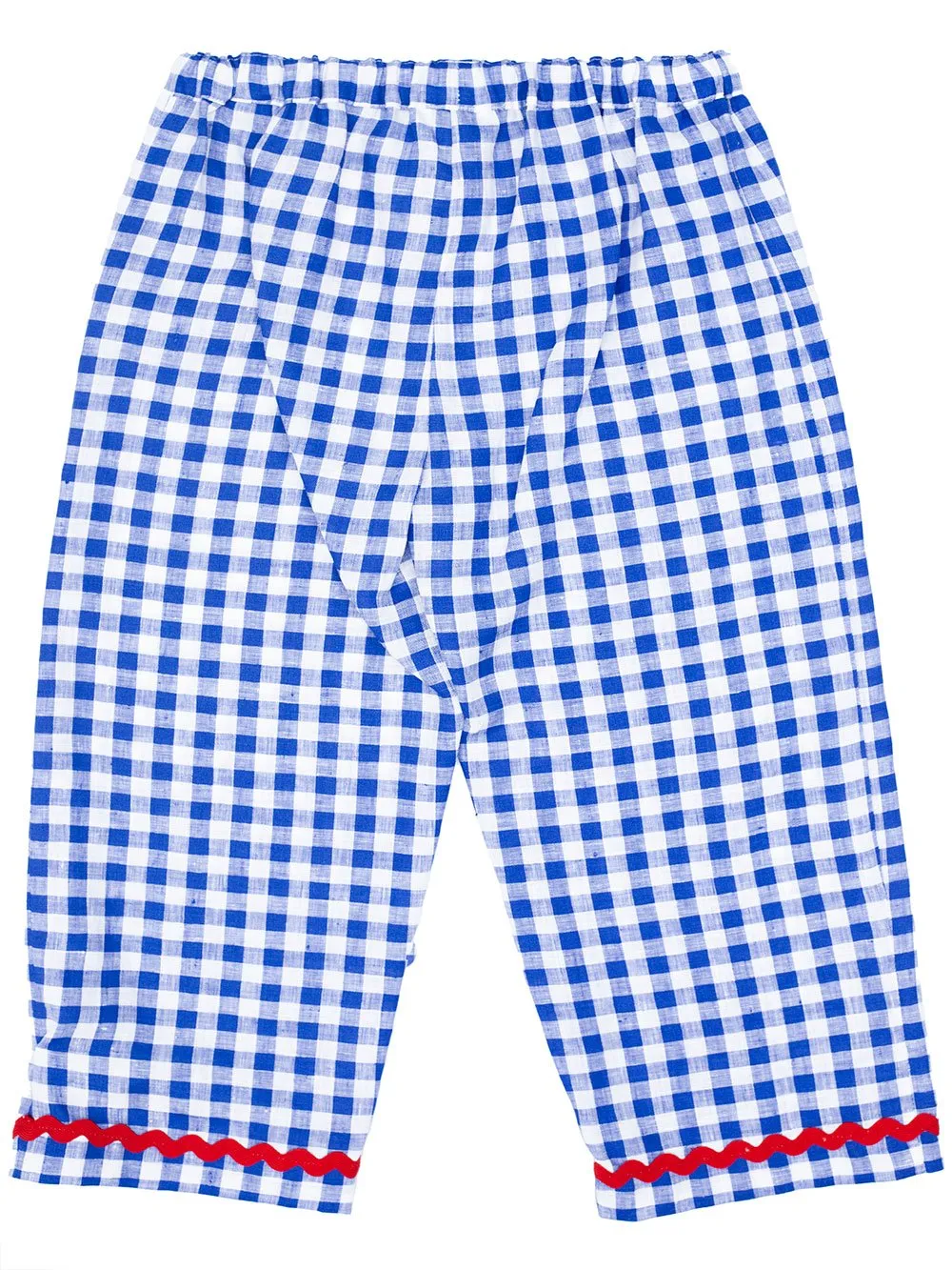 Siola Elasticated Waistband Checked Trousers