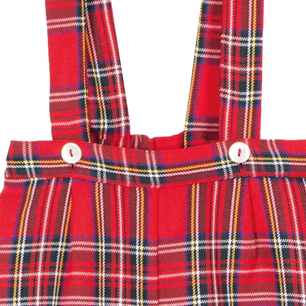 Siola Checked Elasticated Waistband Bermuda Shorts
