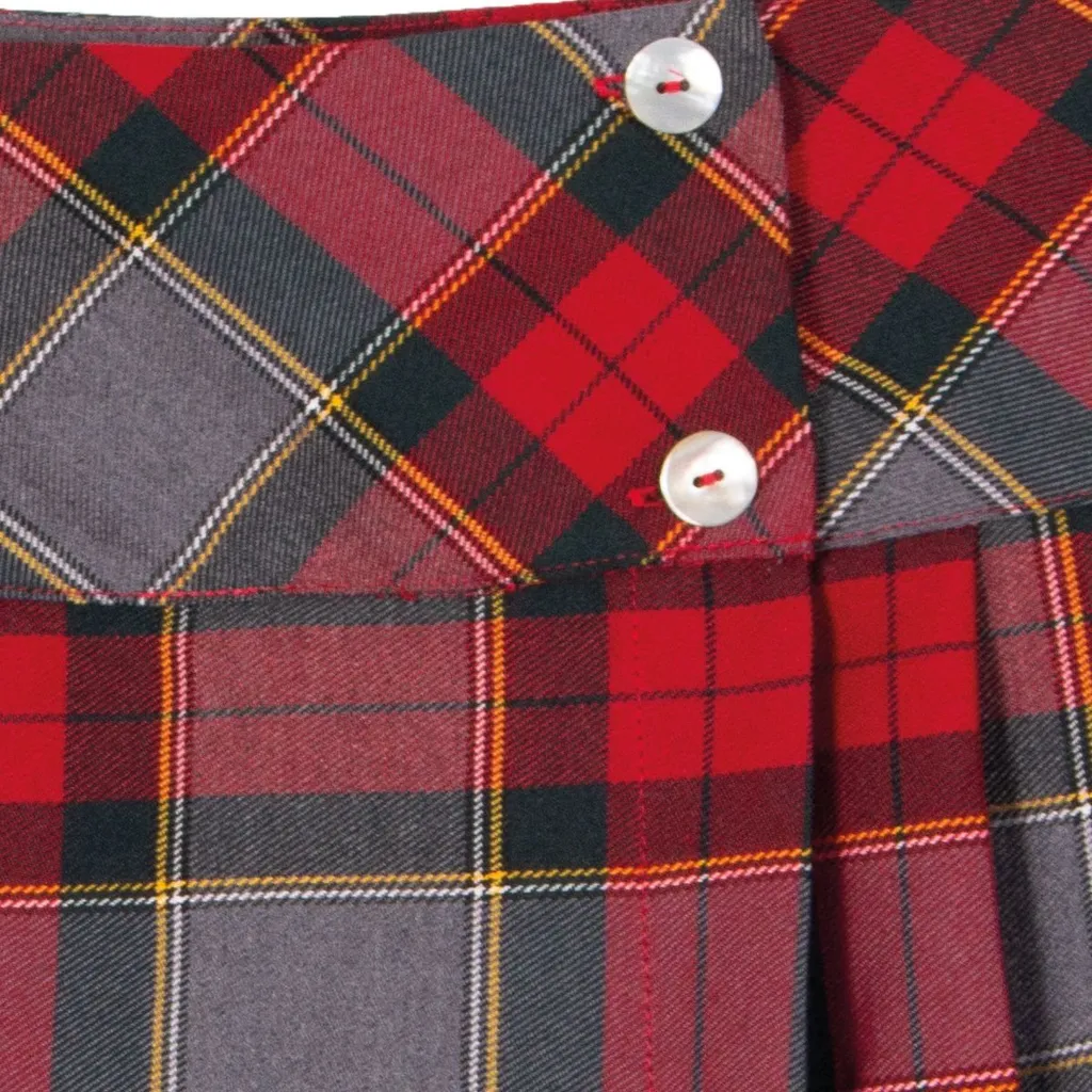 Siola Checked Pleated Skirt