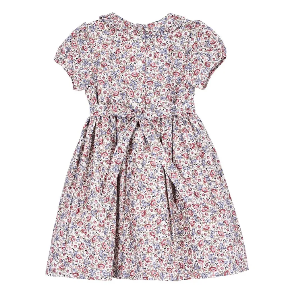 Siola Floral-Printed Puff-Sleeved Dress