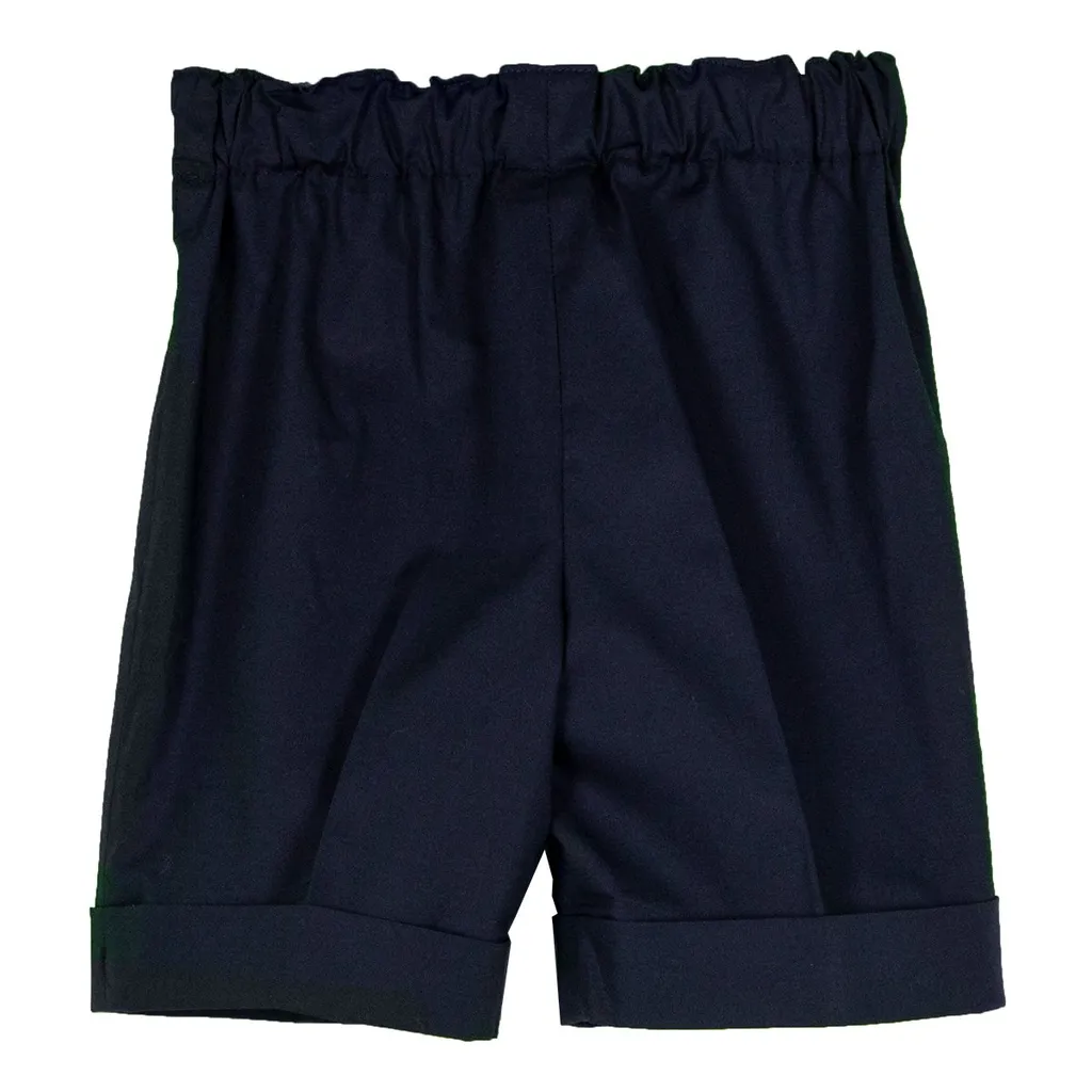 Siola Elasticated Waistband Turn-Up Shorts