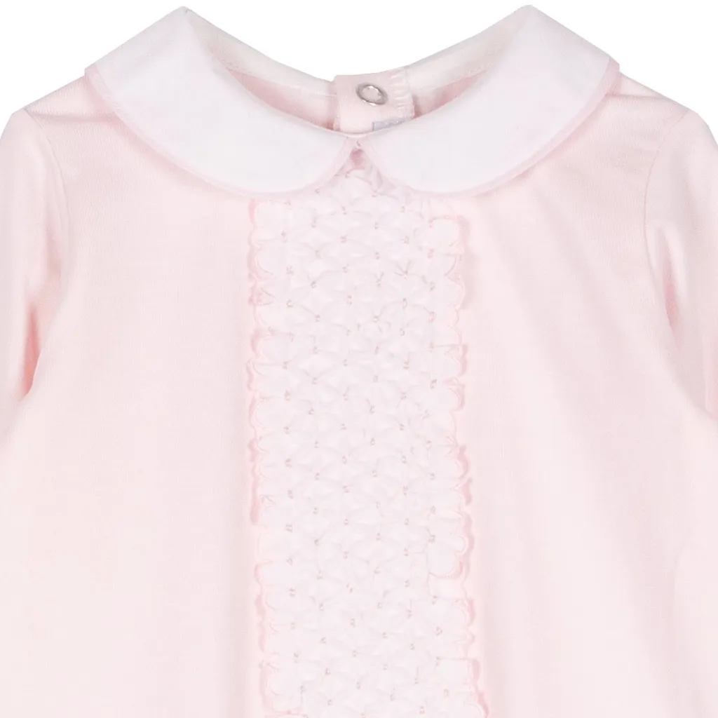 Siola Smock Stitching Long-Sleeved Onesie
