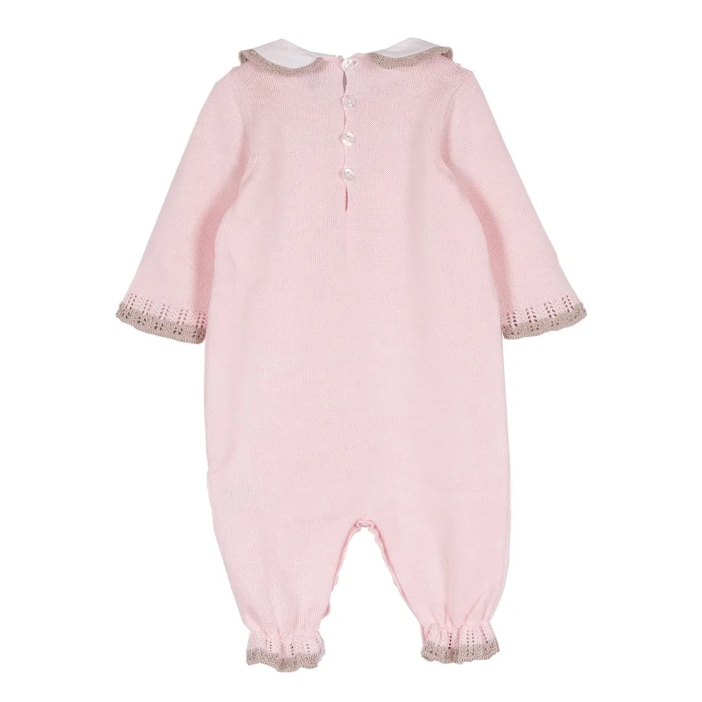 Siola Bow Detailed Long-Sleeved Onesie
