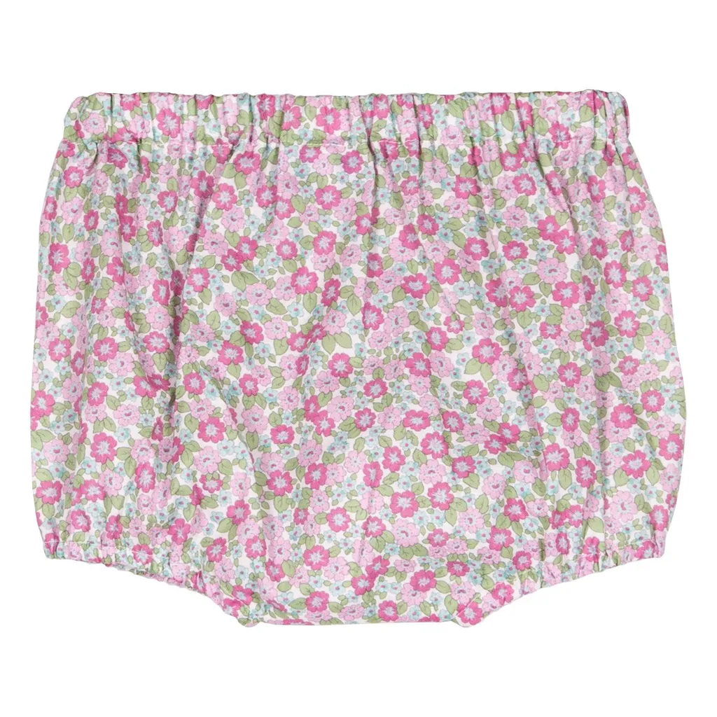 Siola Button Detailed Floral Printed Culottes