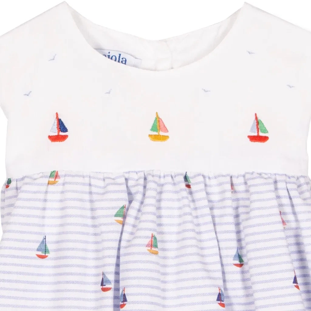 Siola Striped Crewneck Romper