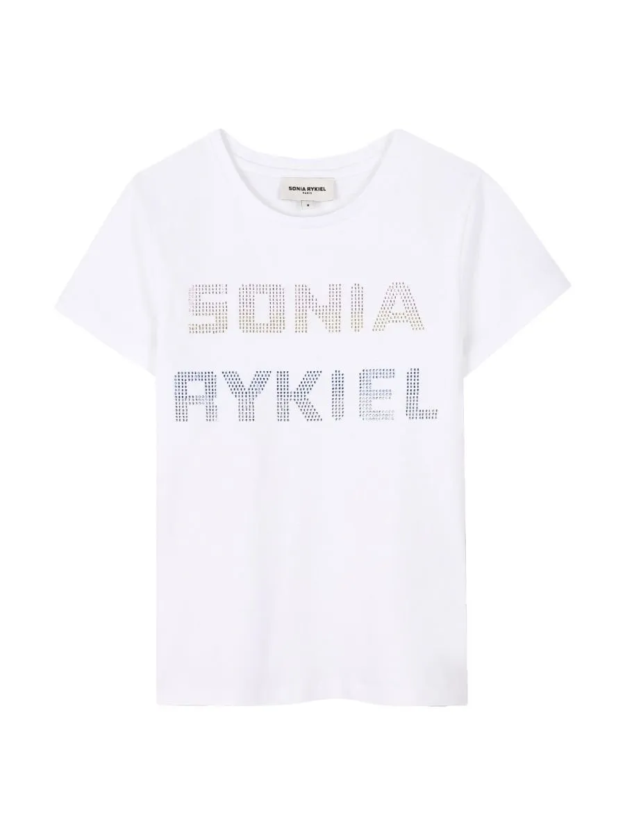 Sonia Rykiel Enfant Studded Logo T-Shirt
