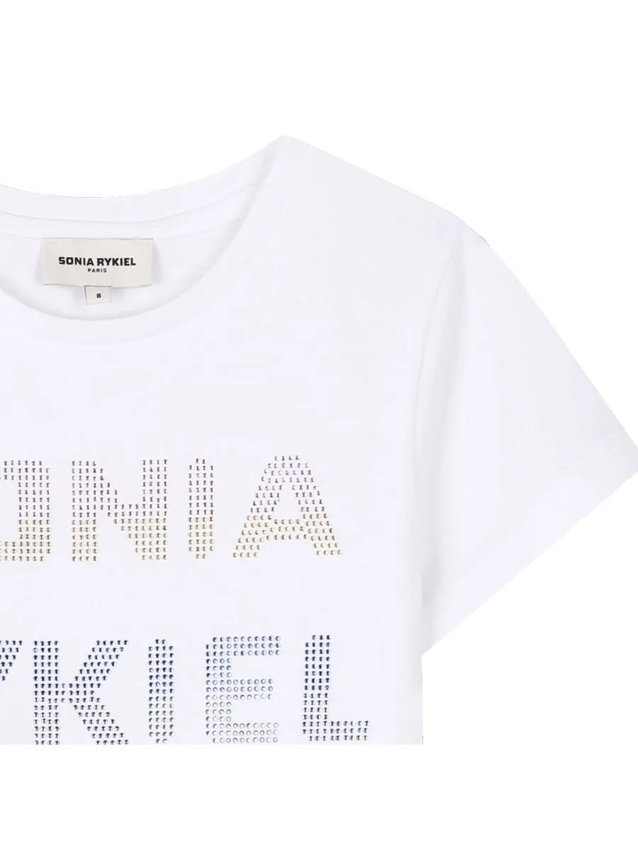 Sonia Rykiel Enfant Studded Logo T-Shirt