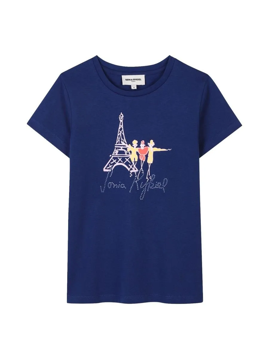 Sonia Rykiel Enfant Eiffel Print T-Shirt