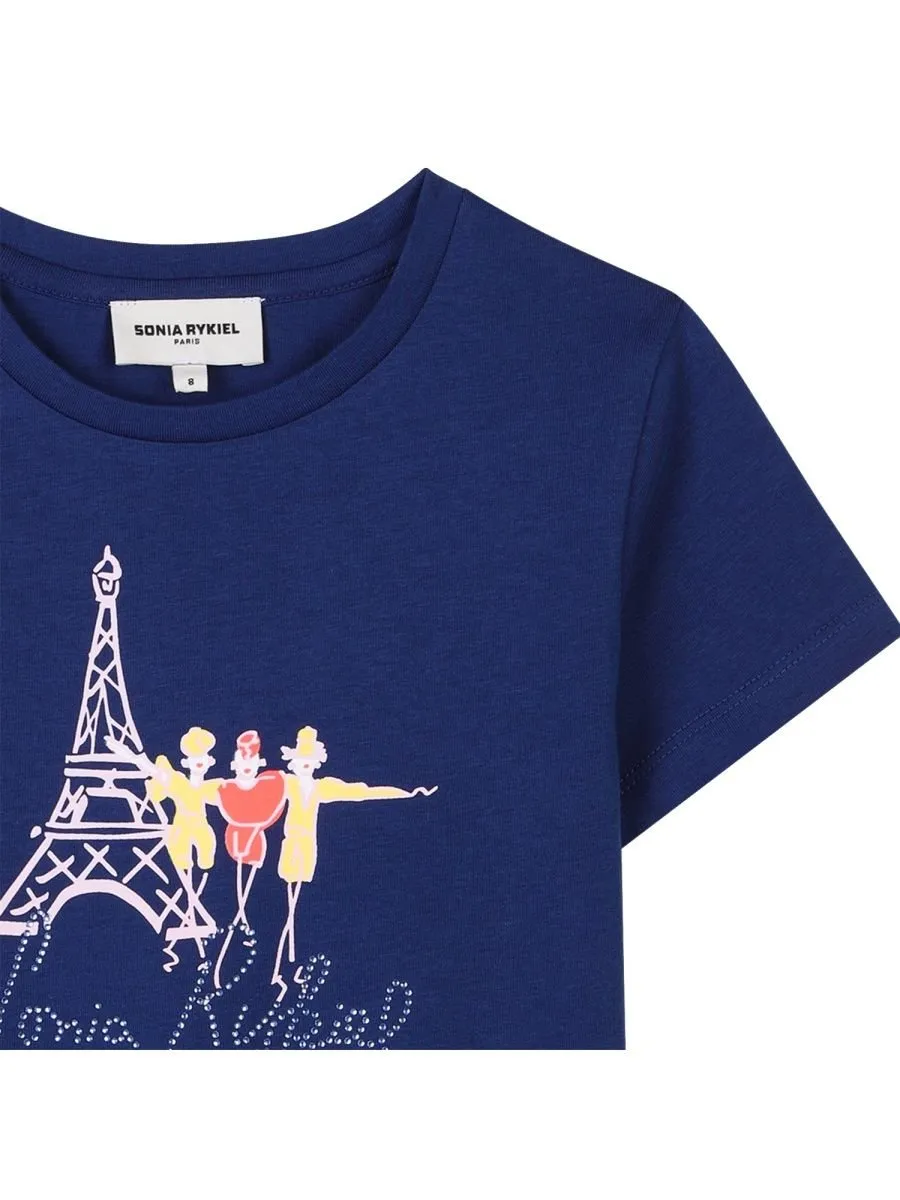 Sonia Rykiel Enfant Eiffel Print T-Shirt