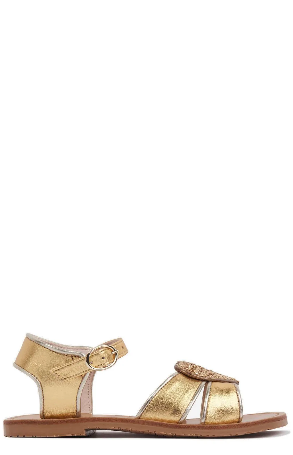 Sophia Webster Mini Amora Heart-Patch Cut-Out Sandals