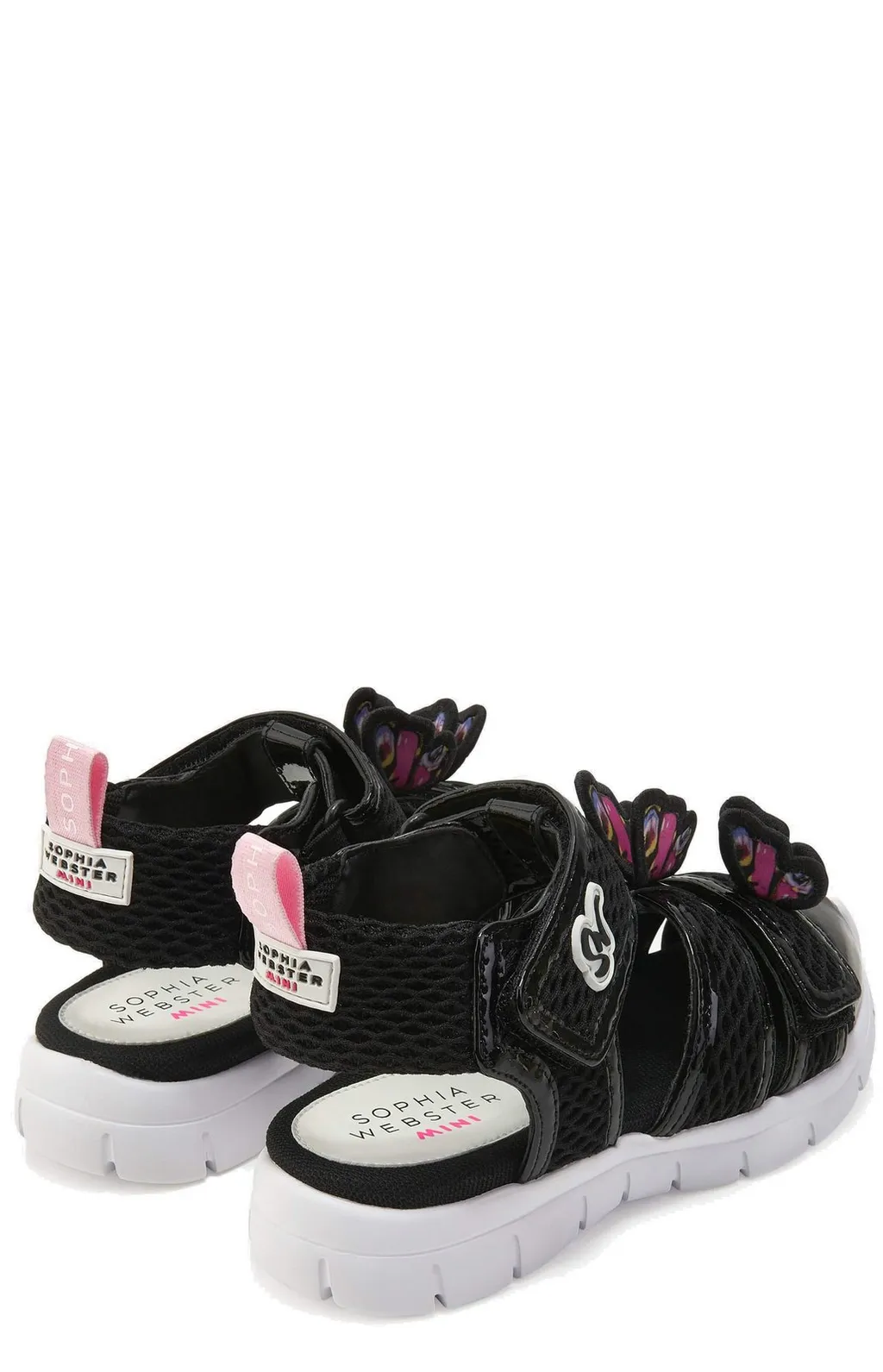 Sophia Webster Mini Butterfly-Patch Open Toe Sandals
