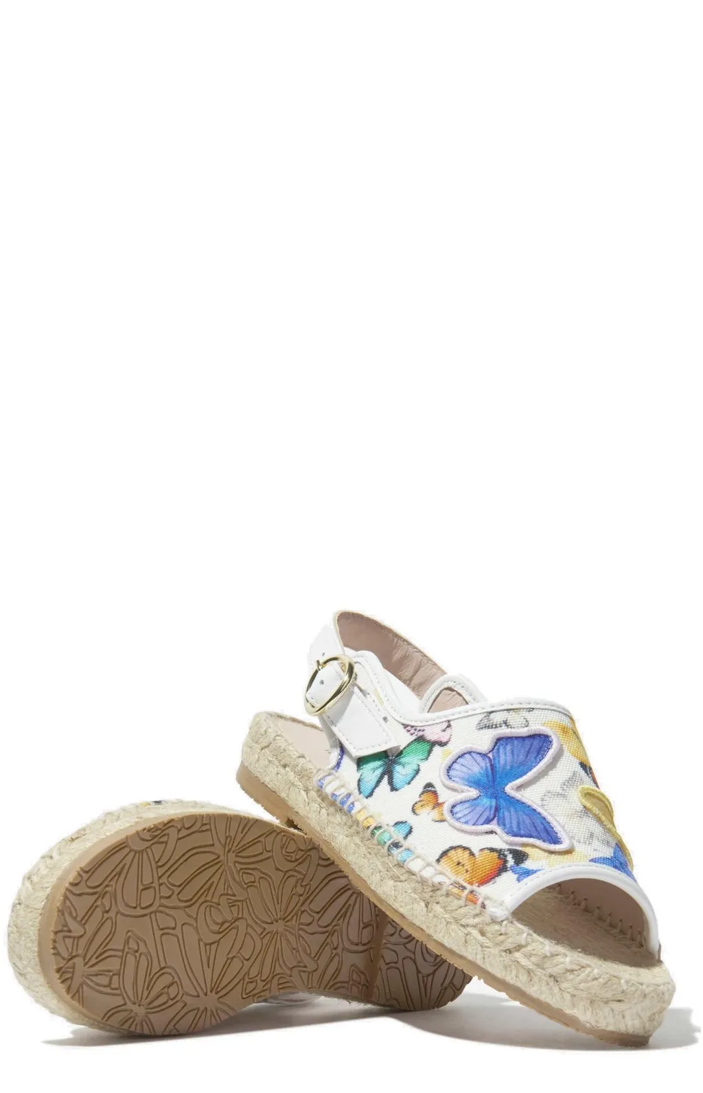 Sophia Webster Mini Butterfly-Printed Buckle-Fastened Sandals