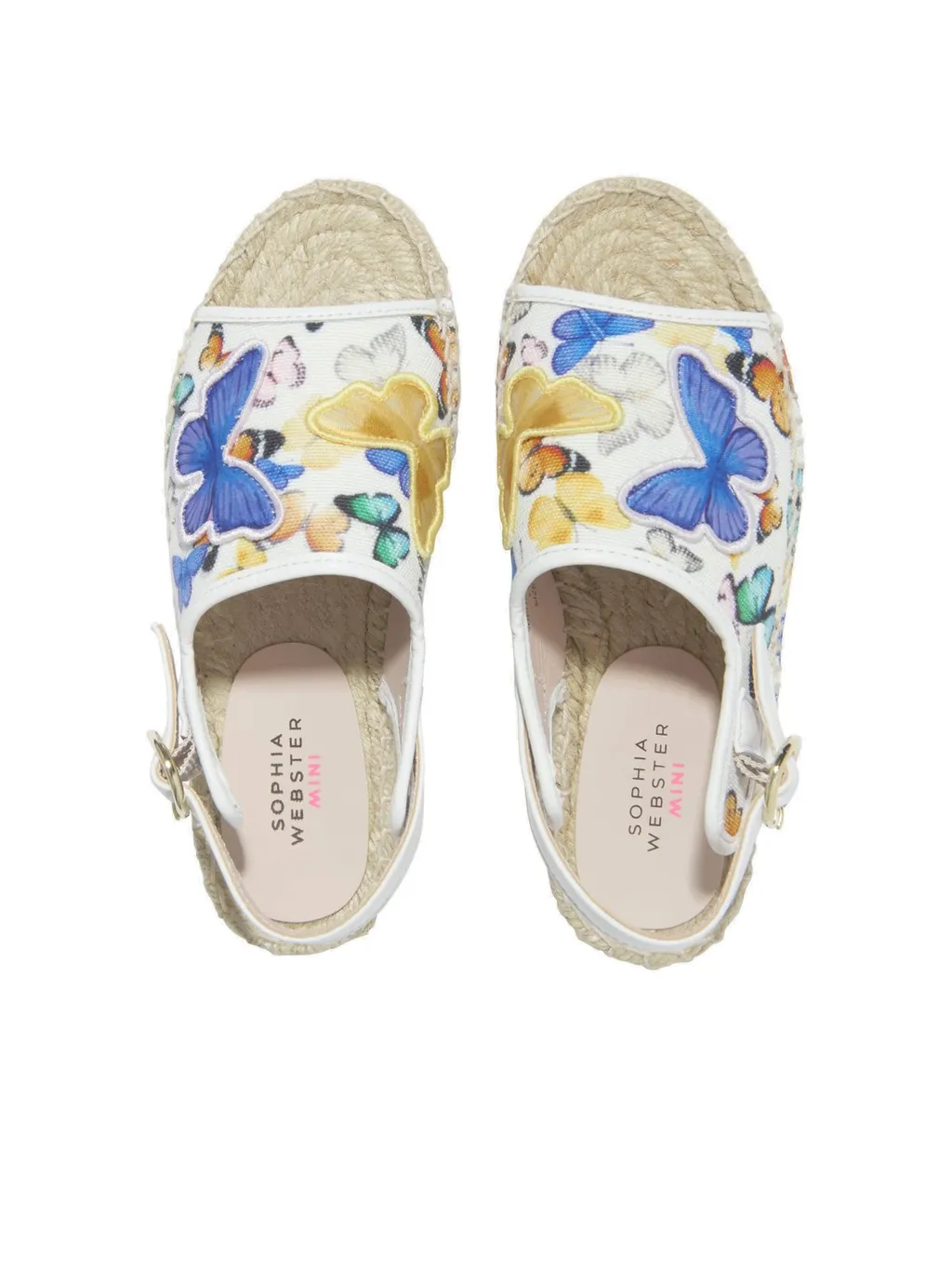 Sophia Webster Mini Butterfly-Printed Buckle-Fastened Sandals