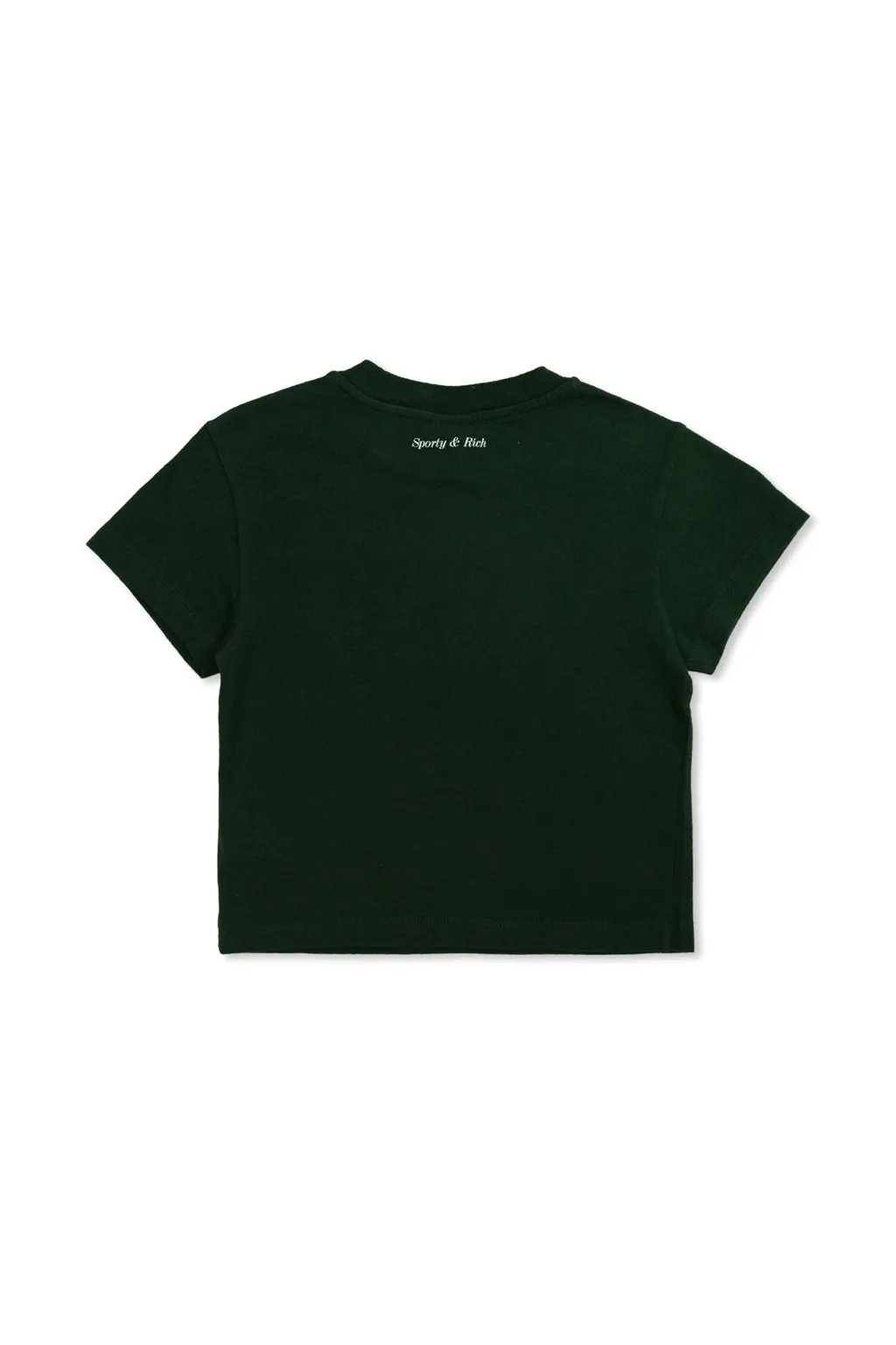 Sporty & Rich Slogan Printed Crewneck T-Shirt