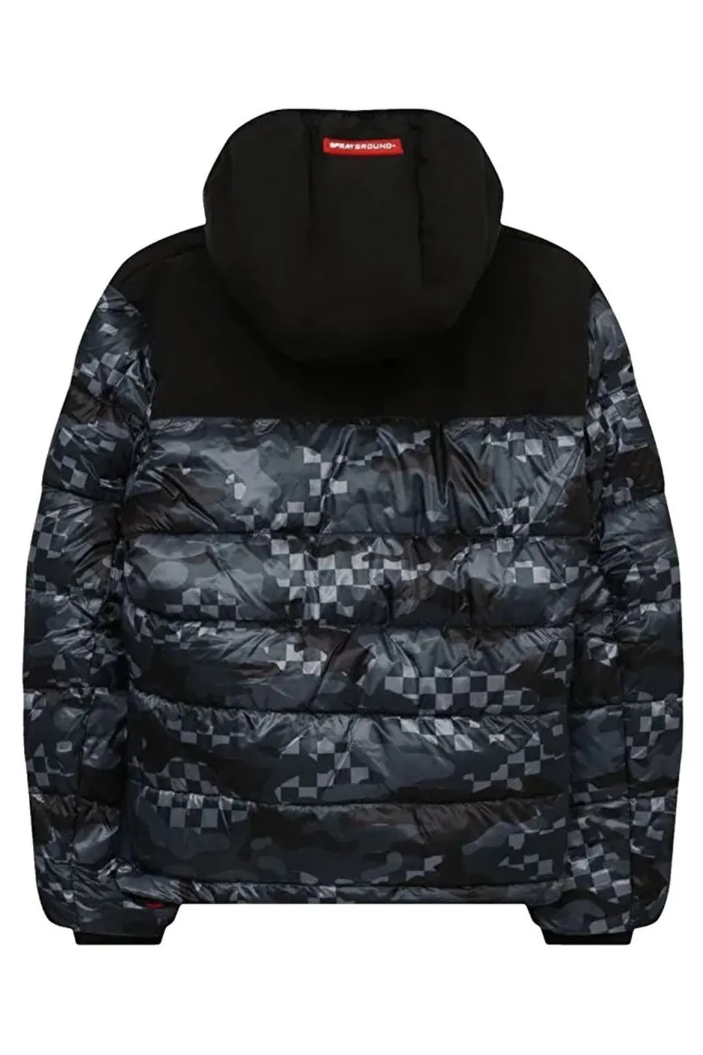 Sprayground Kids Shark Print Down Jacket