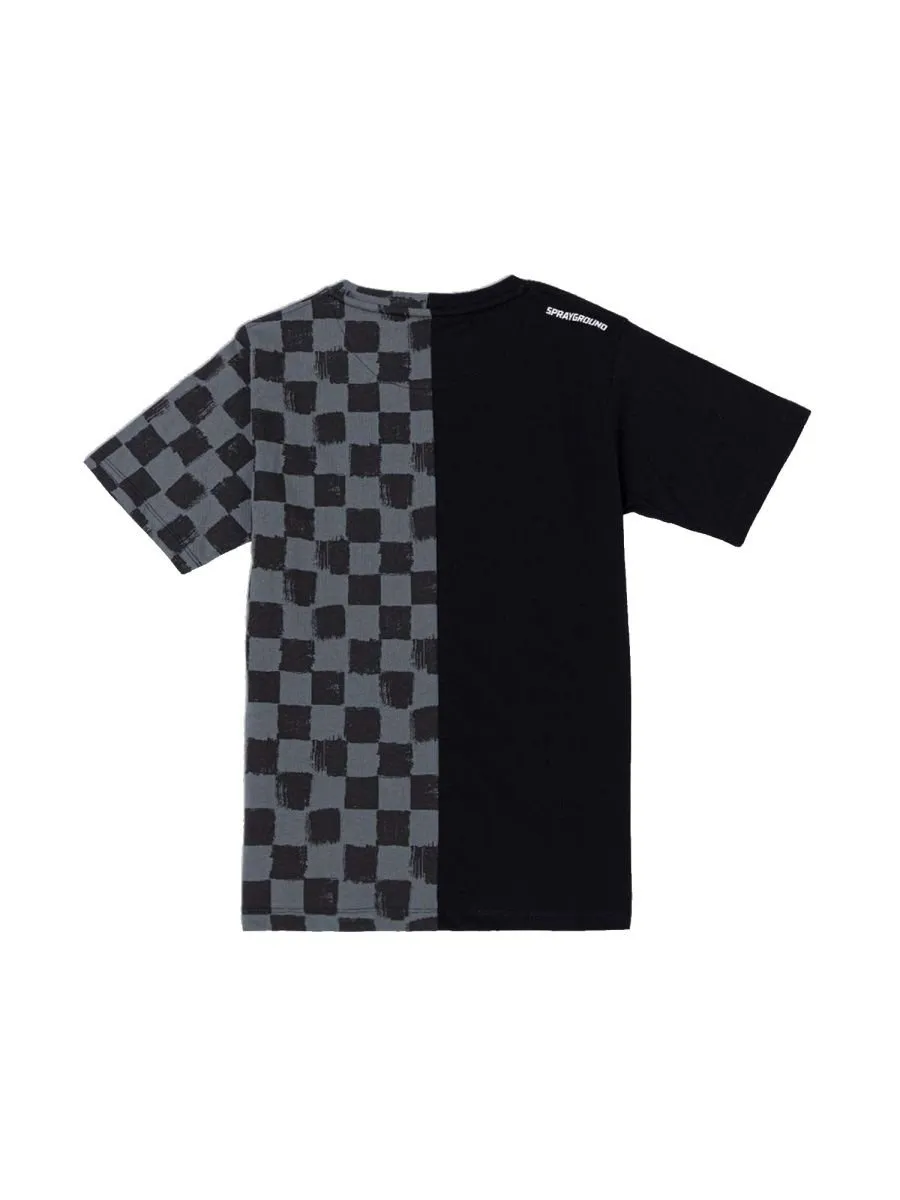 Sprayground Kids Astromane Checkered T-Shirt