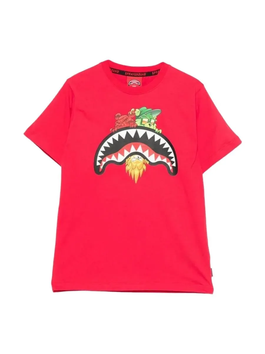 Sprayground Kids Sharks Graphic T-Shirt