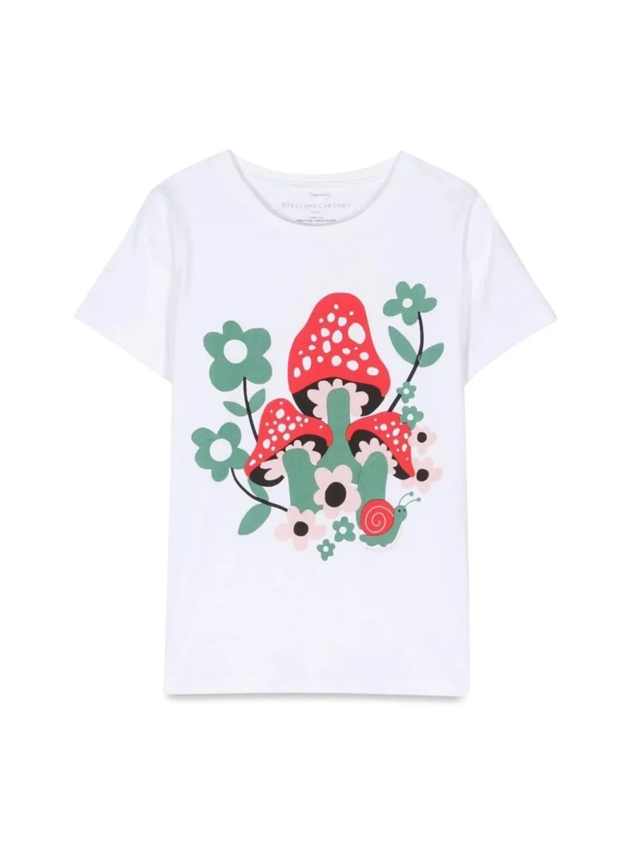 Stella Mccartney Mushroom Floral Tee