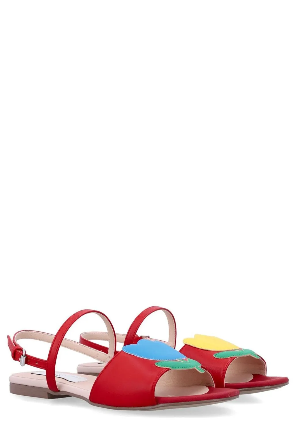 Stella Mccartney Kids Flower Patch Open Toe Sandals