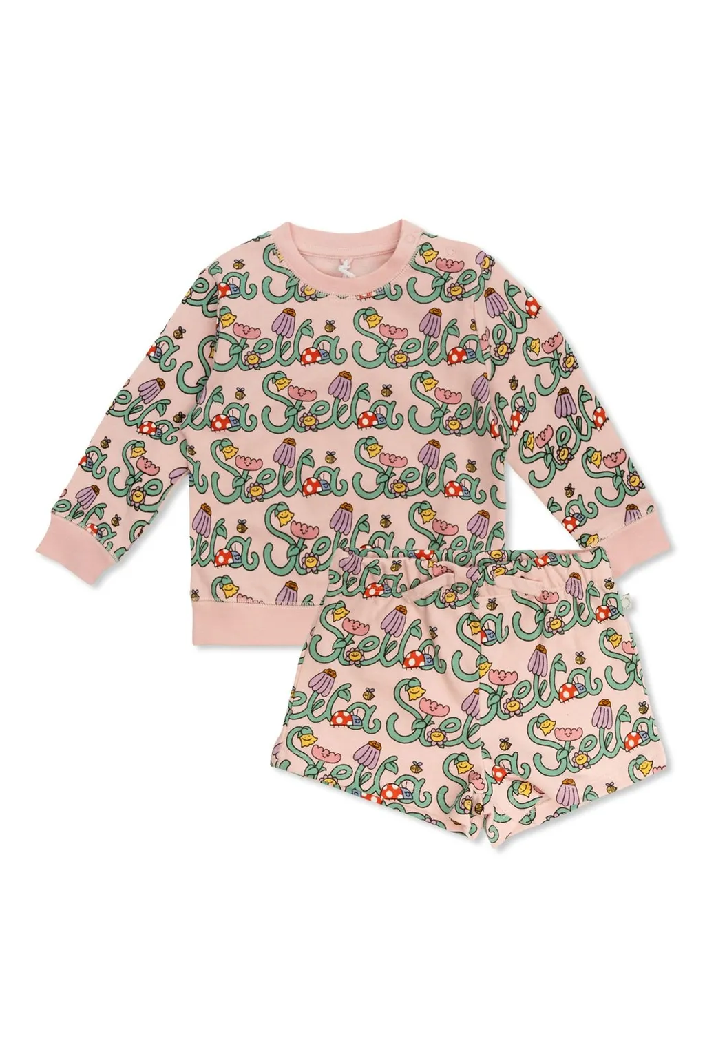 Stella Mccartney Kids All-Over Printed Shorts Set