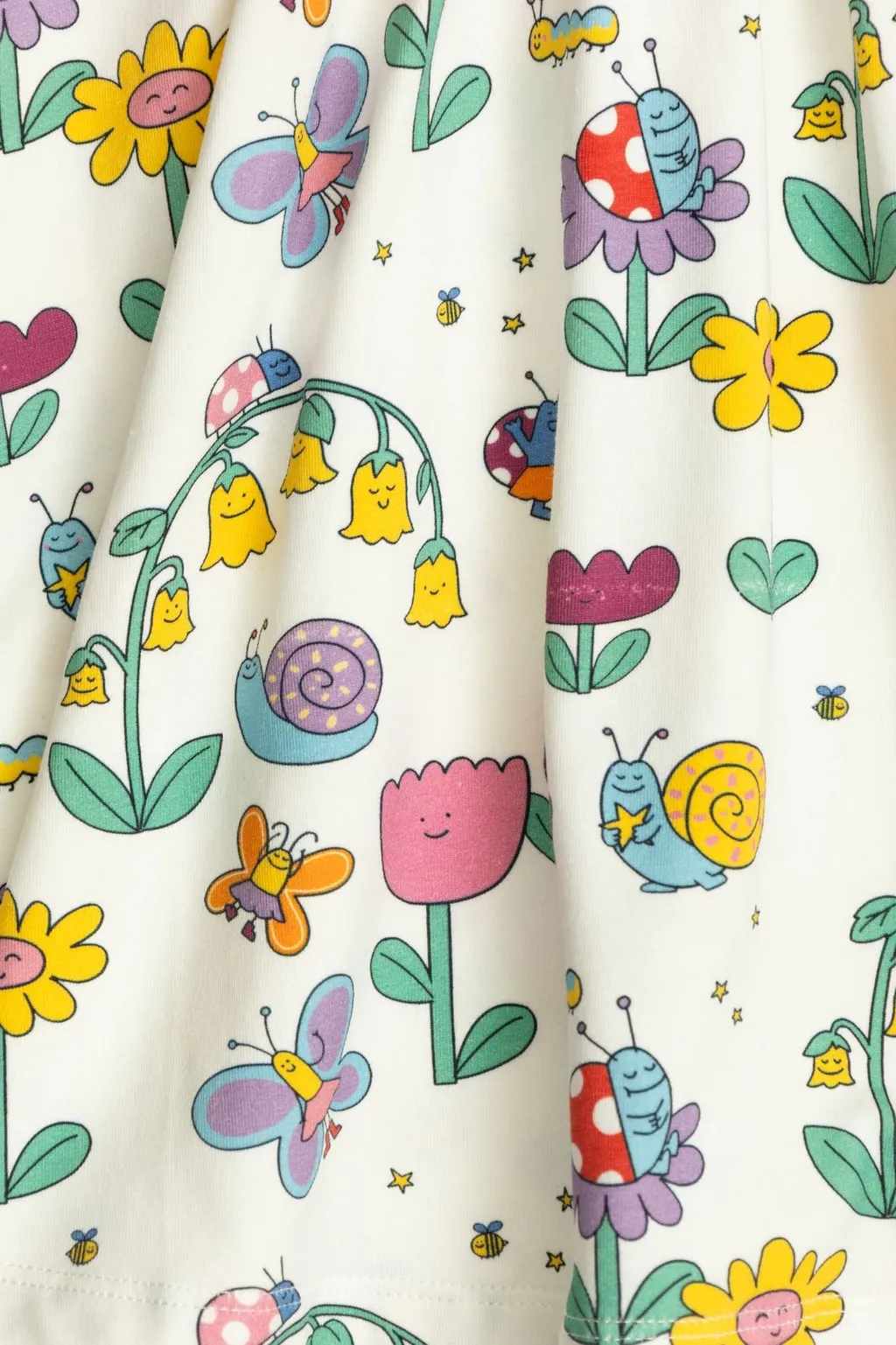 Stella Mccartney Kids Ruffled Detail Floral Printed Dress