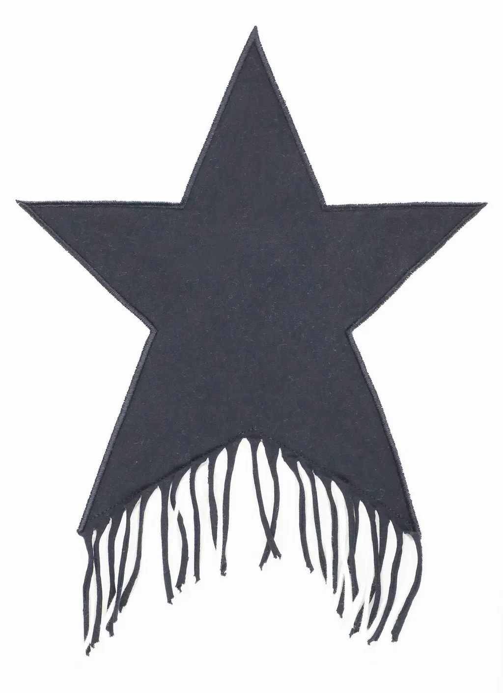 Stella Mccartney Kids Fringed Star Crewneck Sweatshirt