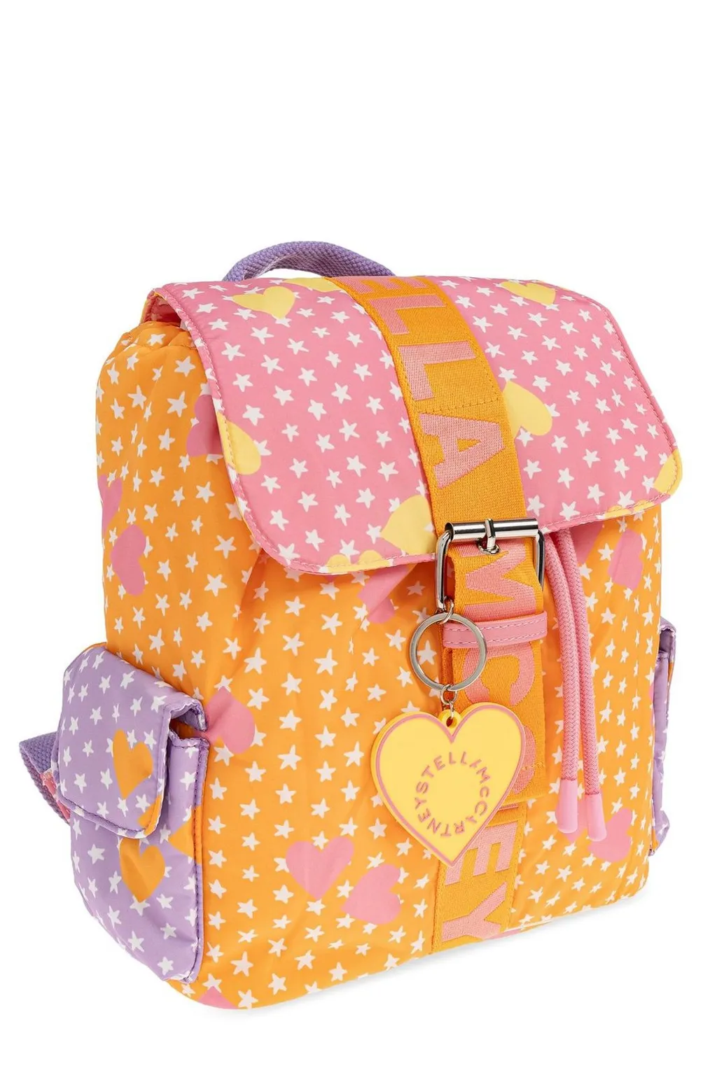 Stella Mccartney Kids Buckle Fastened Star Printed Backpack