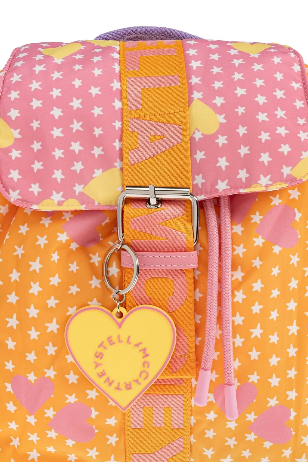 Stella Mccartney Kids Buckle Fastened Star Printed Backpack