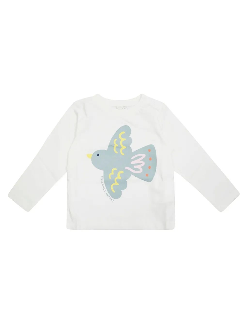 Stella Mccartney Kids Bird-Print Crewneck T-Shirt