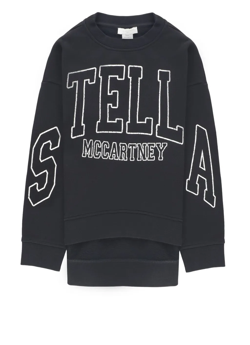 Stella Mccartney Kids Logo-Embroidered Side Zip Sweatshirt