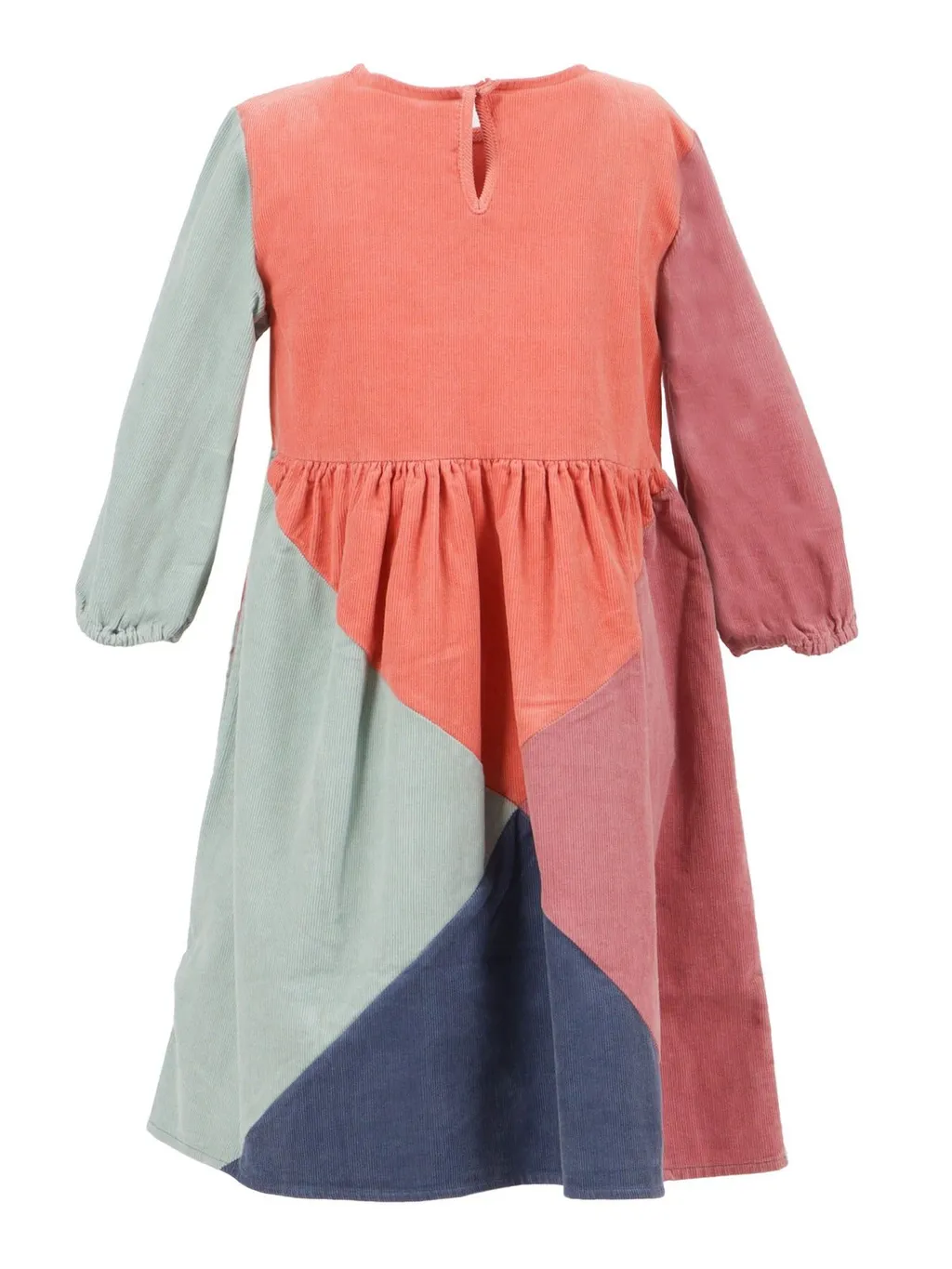 Stella Mccartney Kids Colour-Block Embroidered-Motif Crewneck Dress