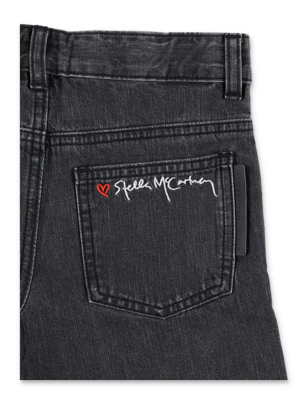 Stella Mccartney Kids Logo Embroidered Straight-Leg Trousers