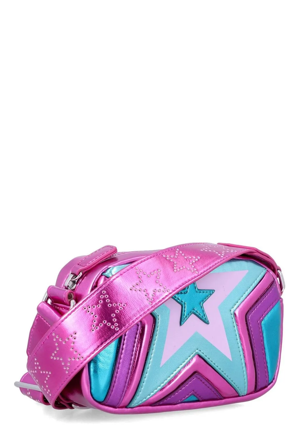 Stella Mccartney Kids Star Patch Zipped Shoulder Bag