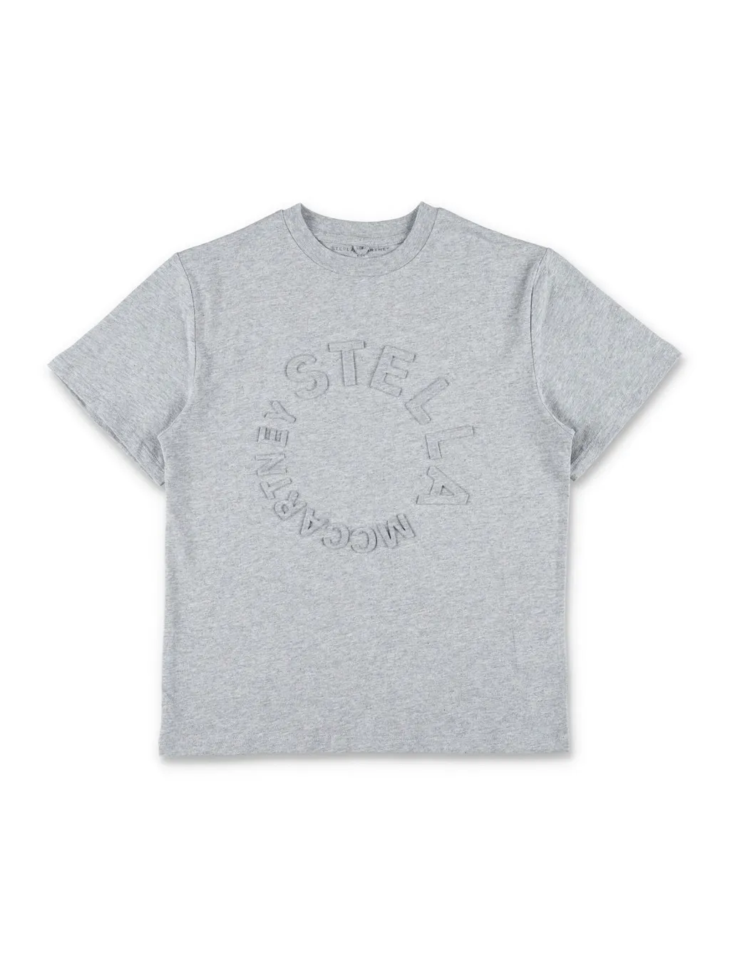 Stella Mccartney Kids Logo-Embossed Crew Neck T-Shirt