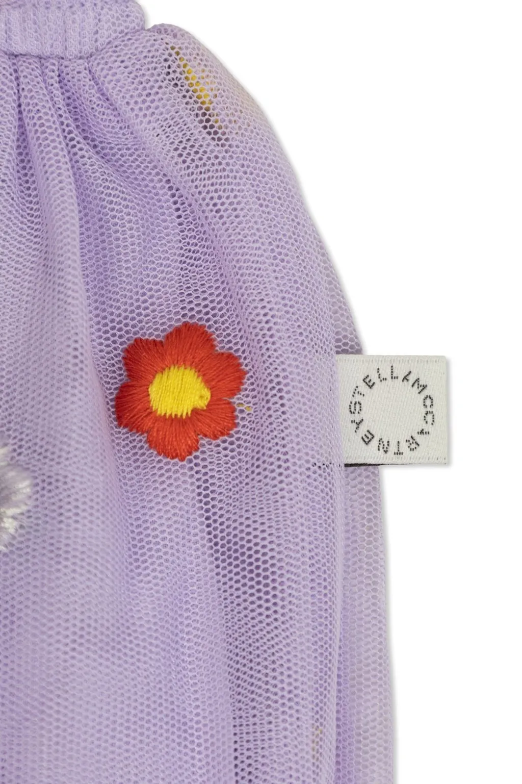 Stella Mccartney Kids Floral Embroidered Skirt