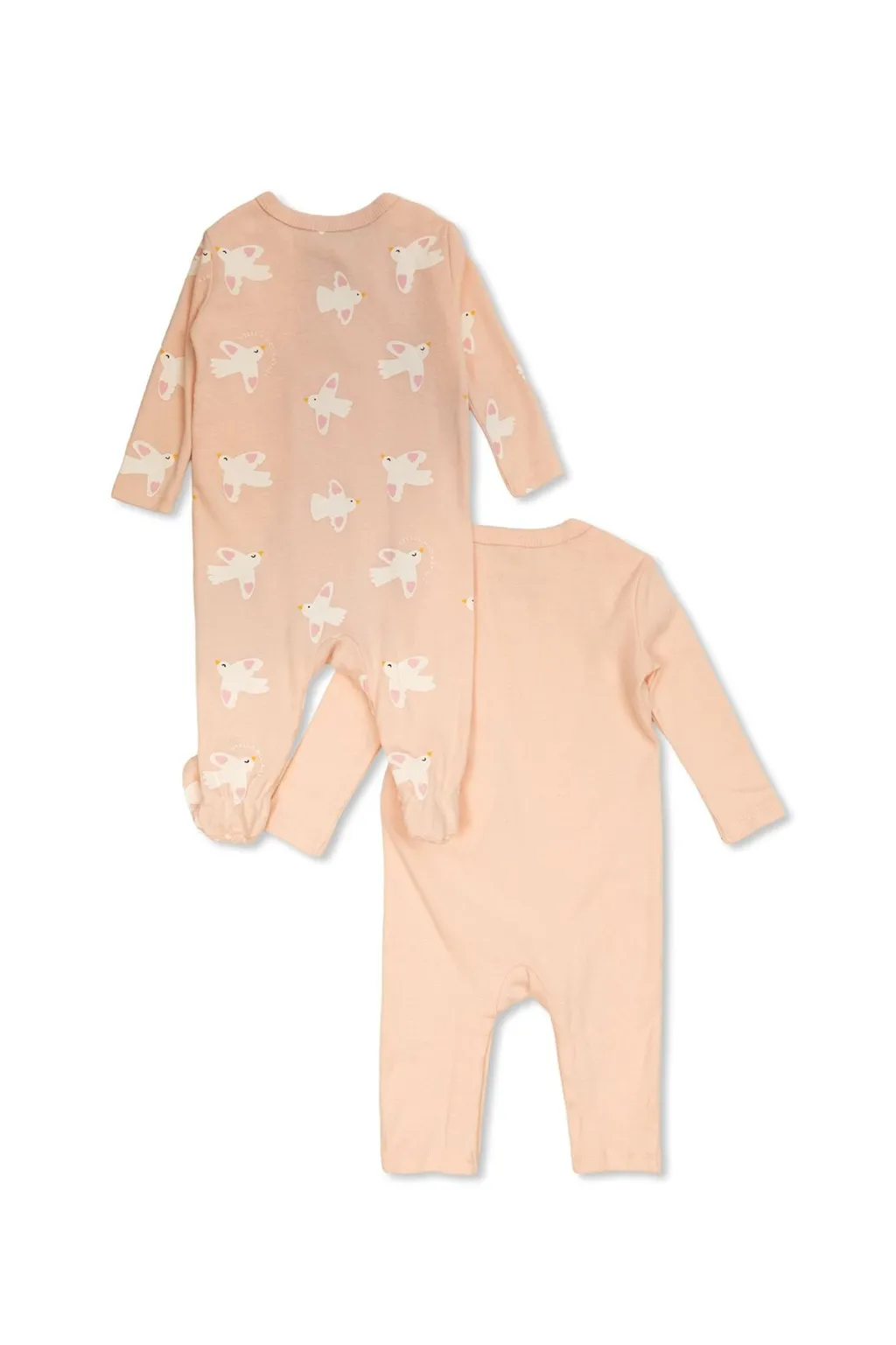 Stella Mccartney Kids Graphic Printed Two Pack Sleepsuits