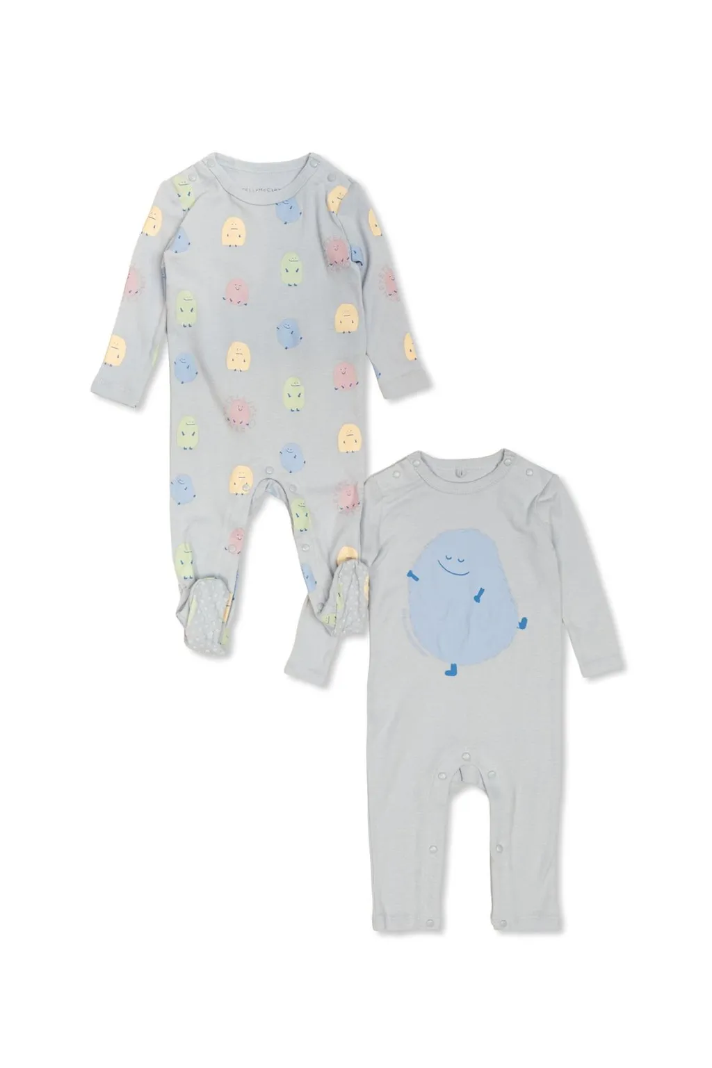 Stella Mccartney Kids Graphic Printed Two-Pack Sleepsuits