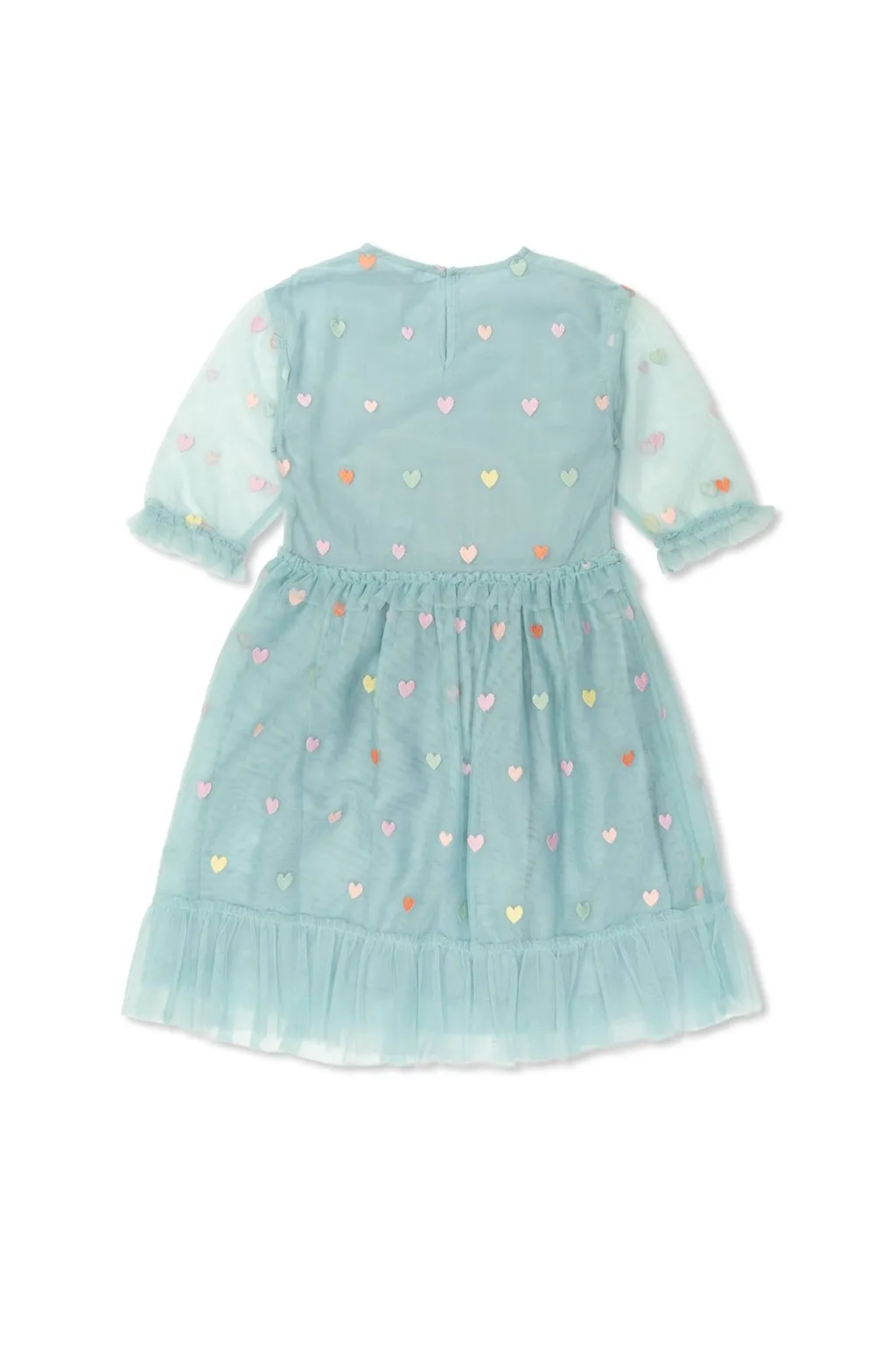 Stella Mccartney Kids Heart Motif Tulle Dress