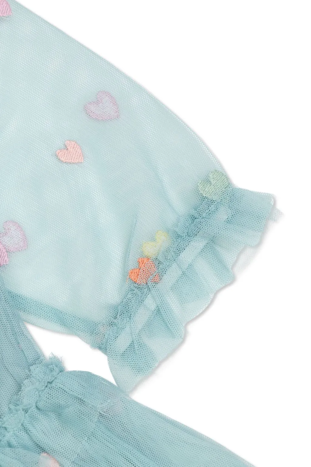 Stella Mccartney Kids Heart Motif Tulle Dress