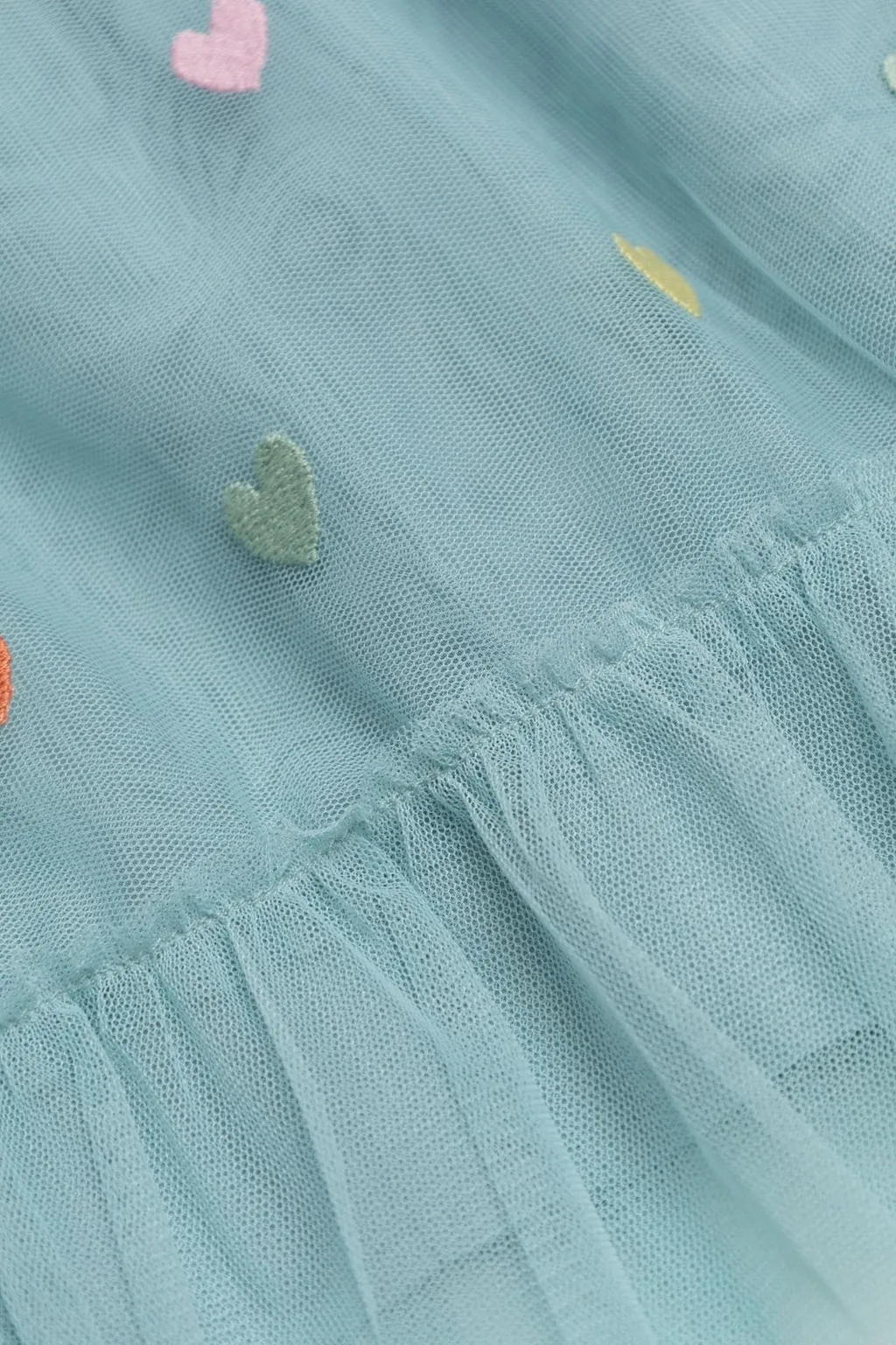 Stella Mccartney Kids Heart Motif Tulle Dress