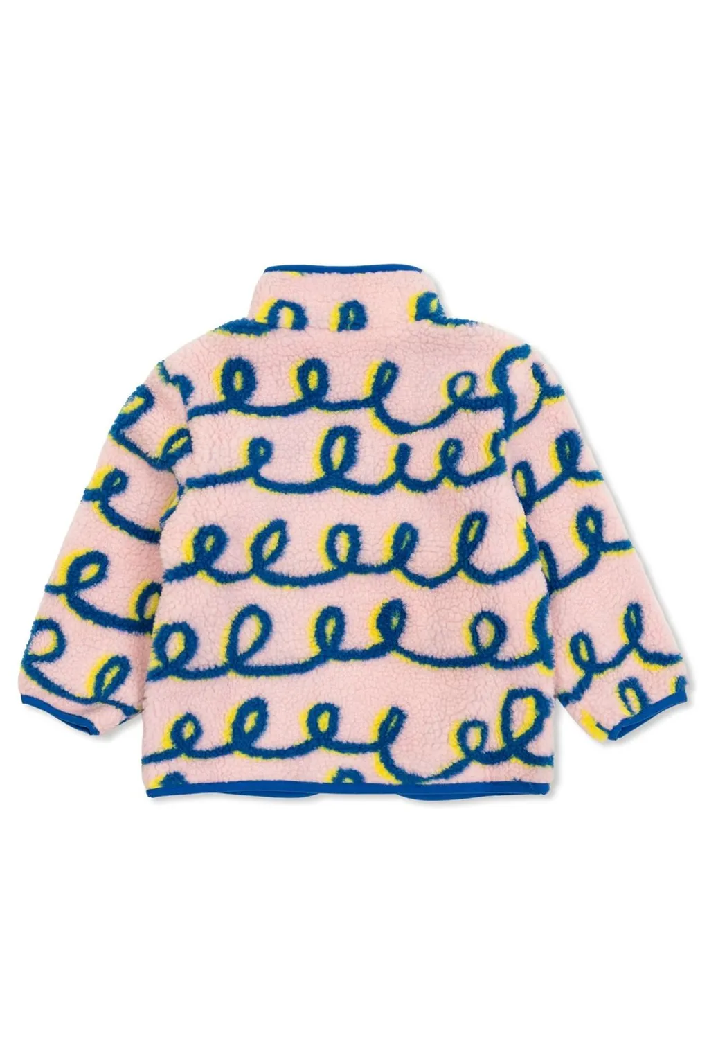 Stella Mccartney Kids Swirl-Pattern Zipped Fleece Jacket